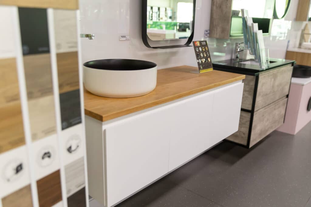 Bathroom Basin Display for Cairns Hardware