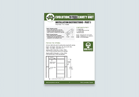 Evolution steel cavity blister pack instructions