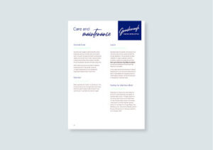 Gainsborough - Care and Maintenance